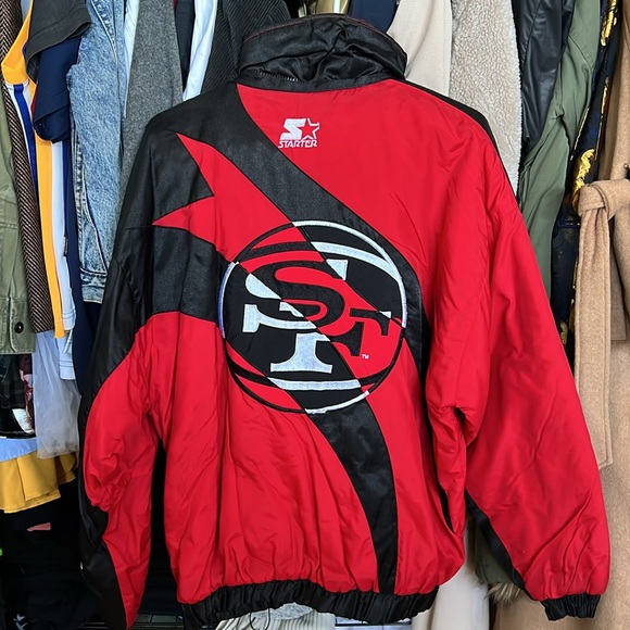Men’s Starter 49ers 90s Jacket - Picture 2 of 4